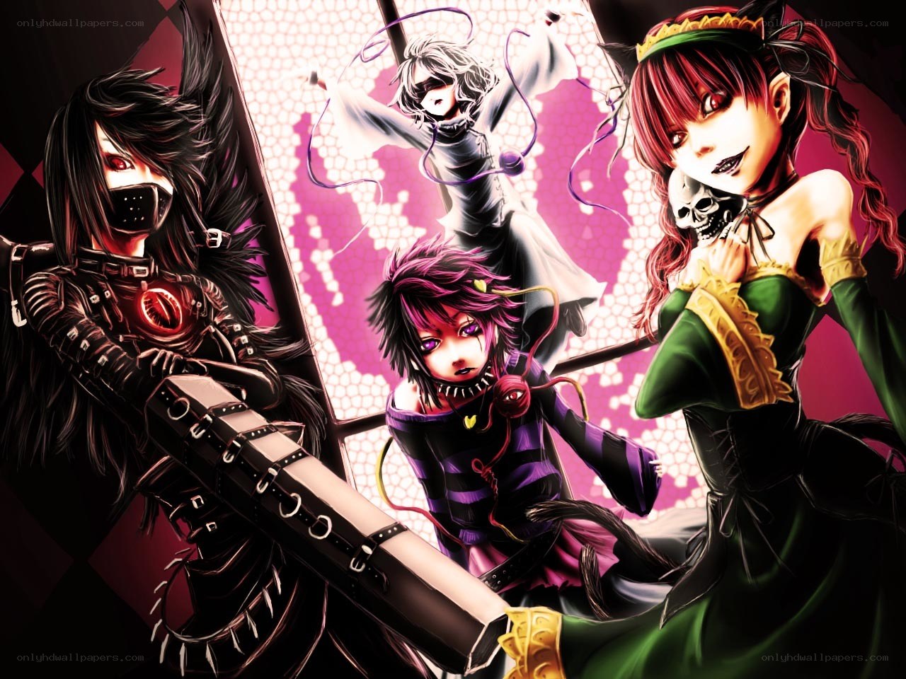 dark fantasy anime characters