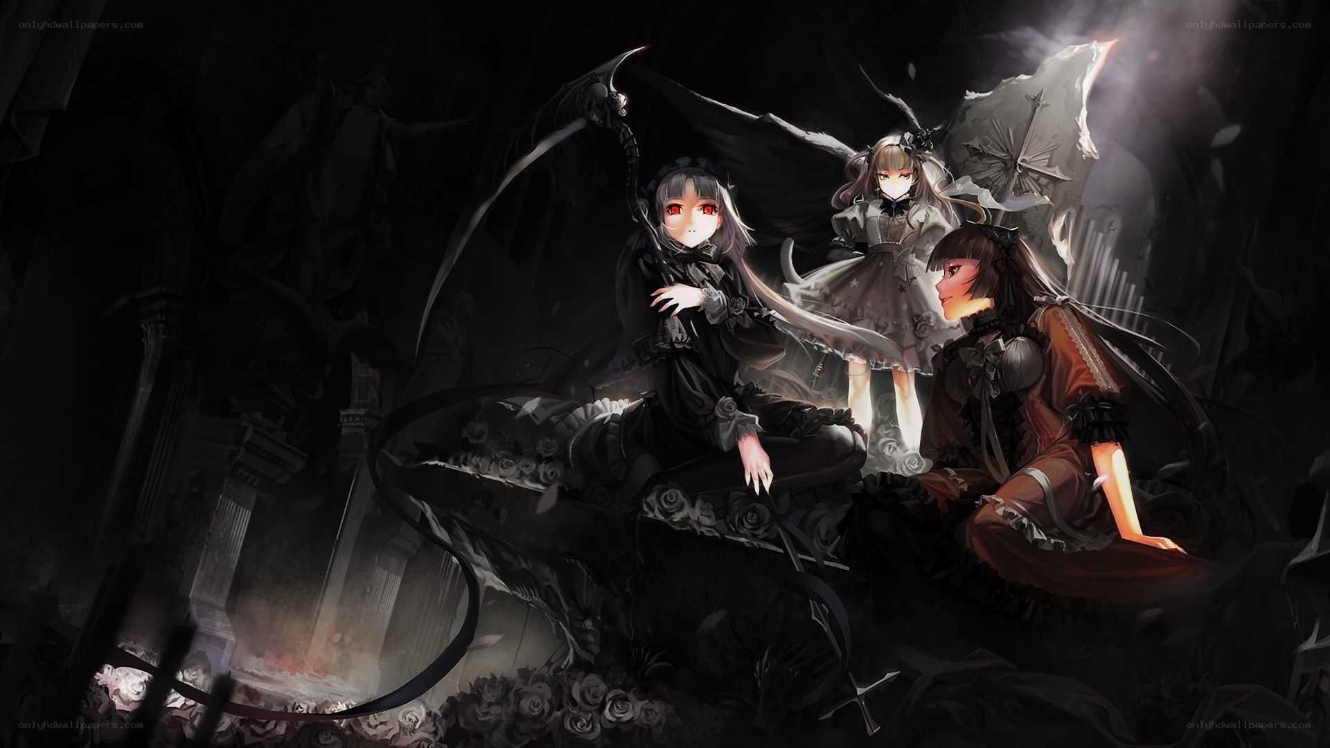 Dark fantasy anime girls