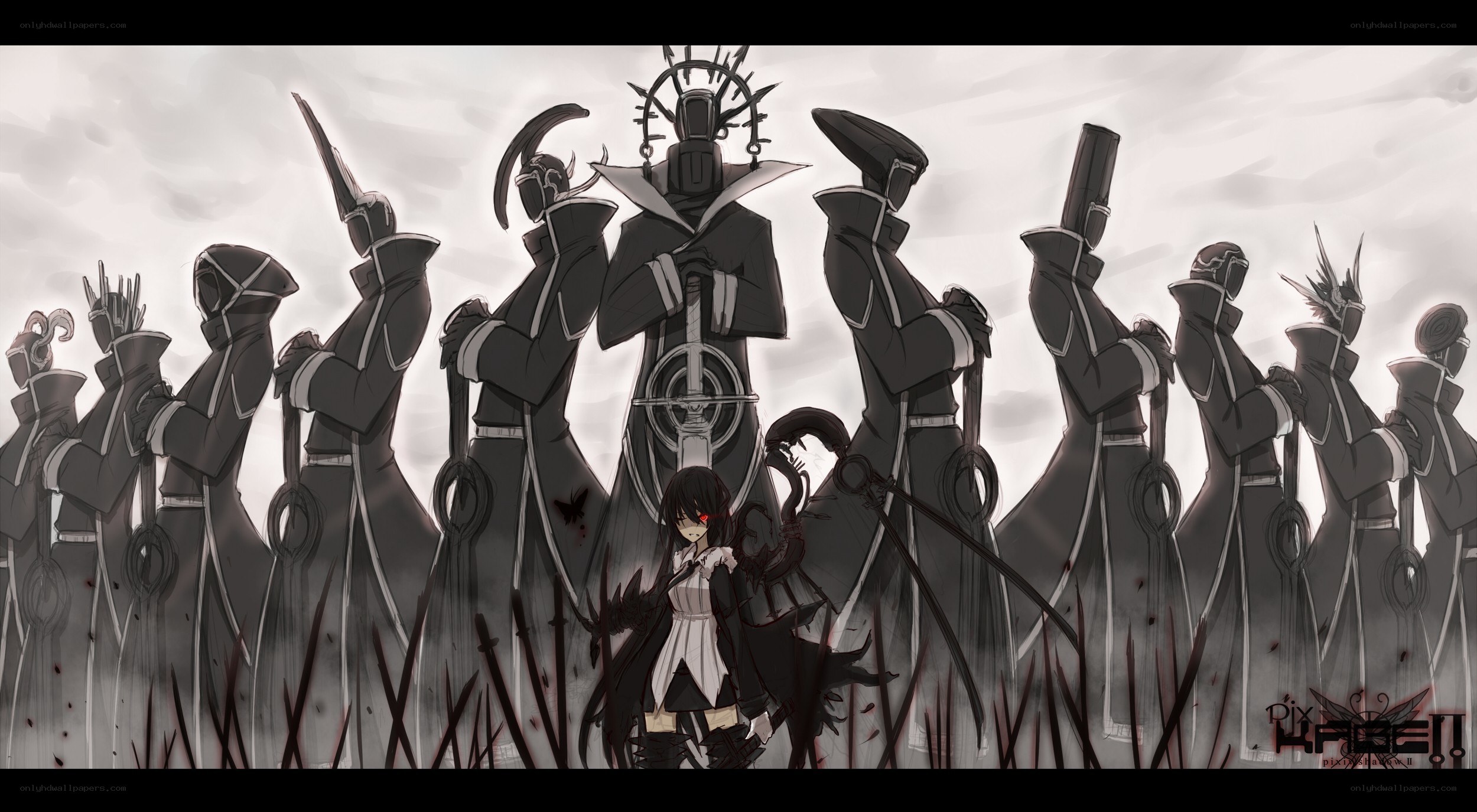 dark fantasy anime scene