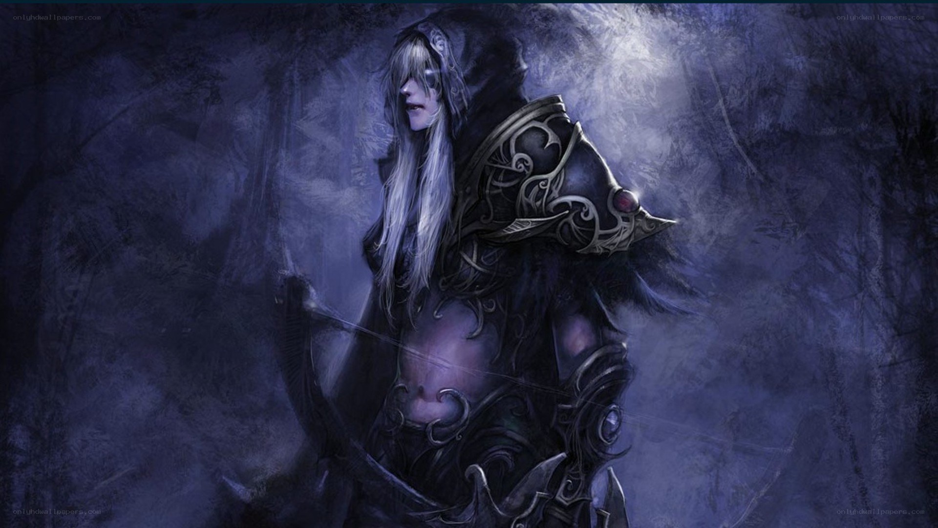 dark fantasy archer warrior