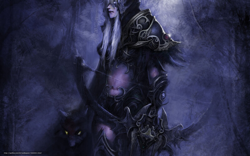 dark fantasy archer warrior