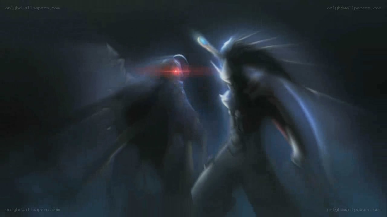 dark fantasy battle scene