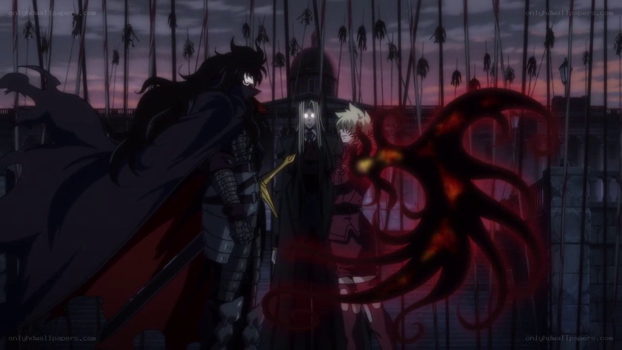 Dark fantasy battle scene