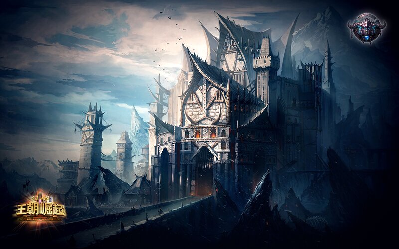Dark Fantasy Castle — Gray
