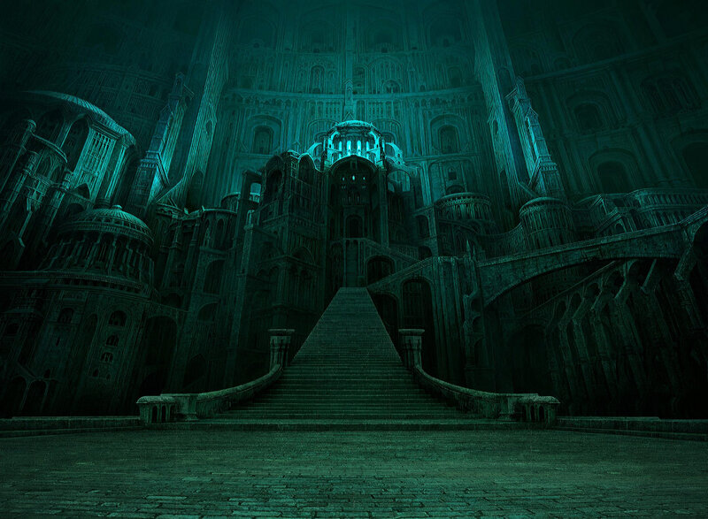 dark fantasy cathedral