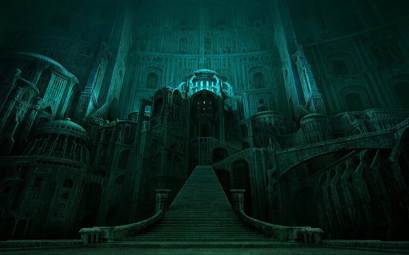 dark fantasy cathedral
