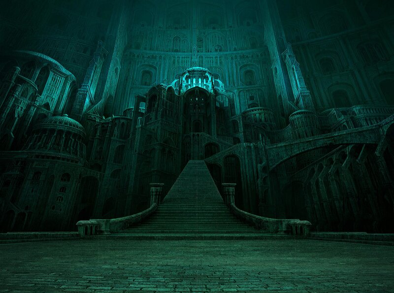 dark fantasy cathedral