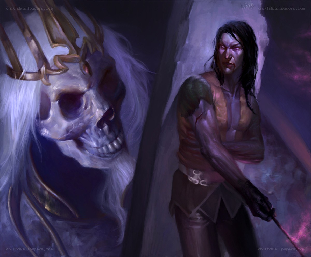 dark fantasy character art