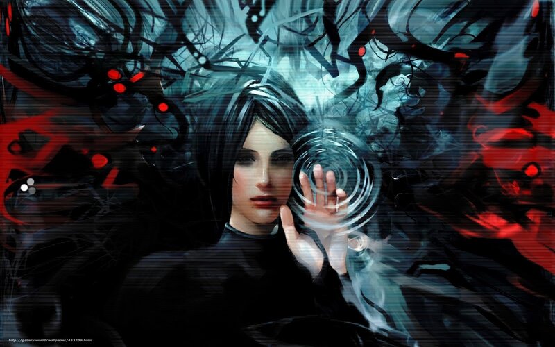 dark fantasy character art