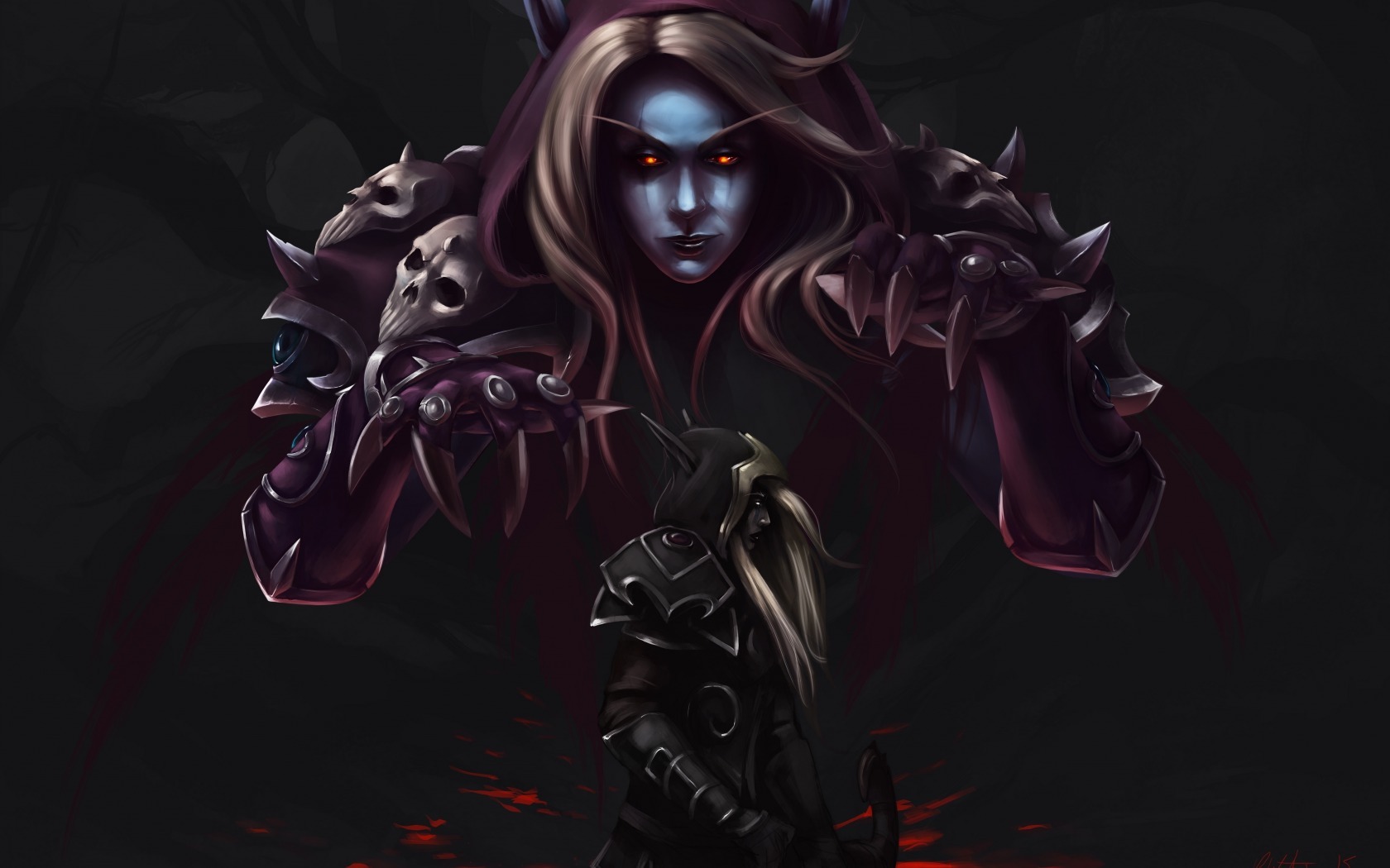 dark fantasy character art