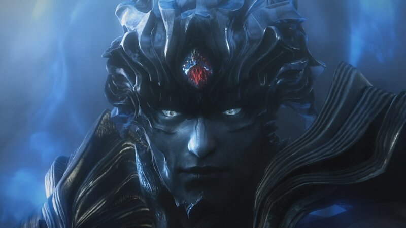 dark fantasy character close-up