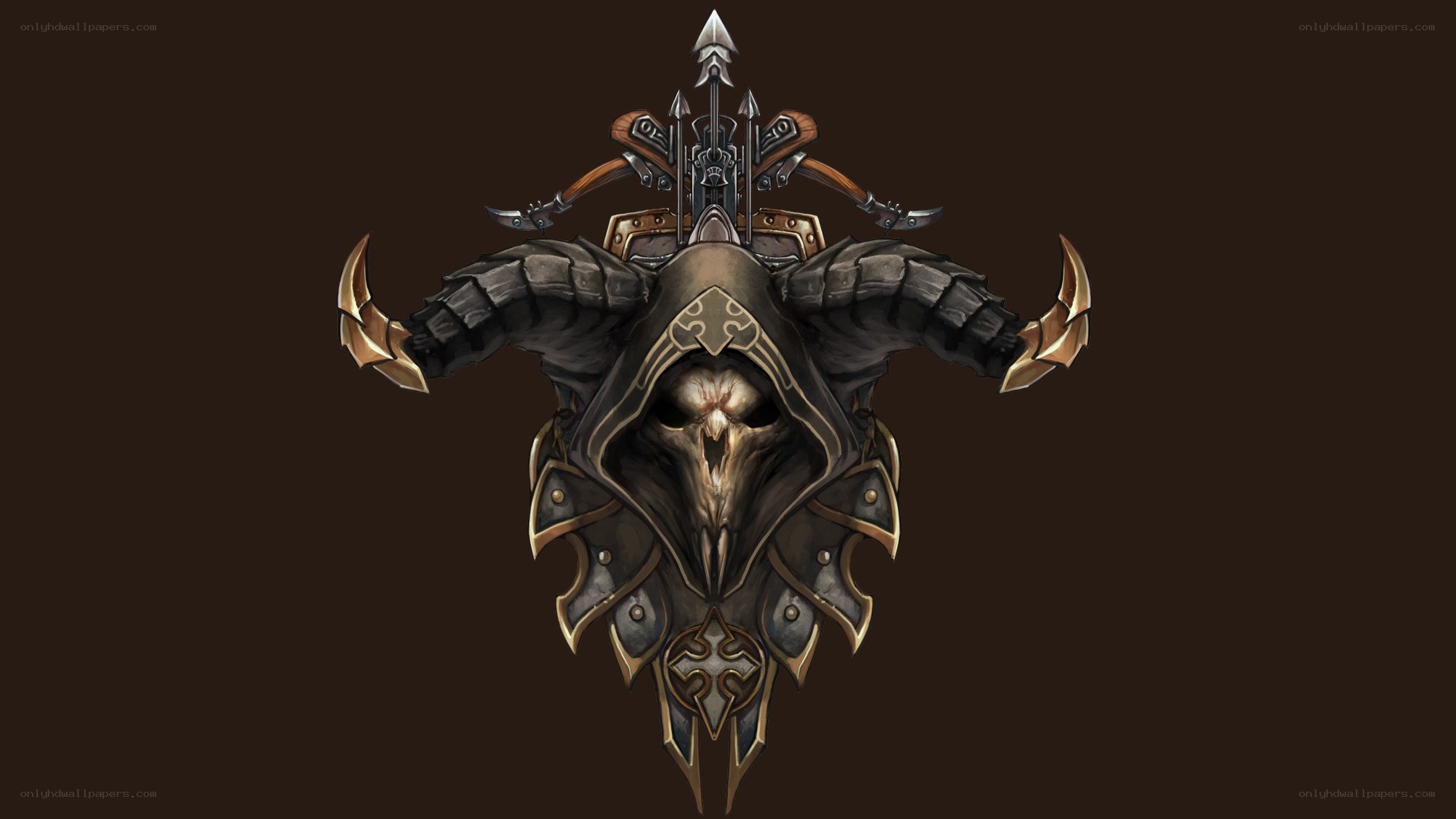 dark fantasy character emblem