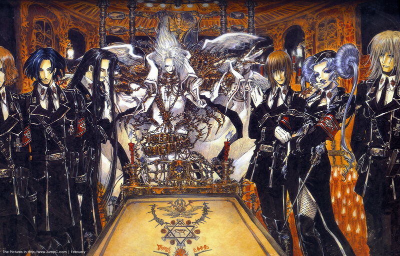 Dark fantasy character gathering
