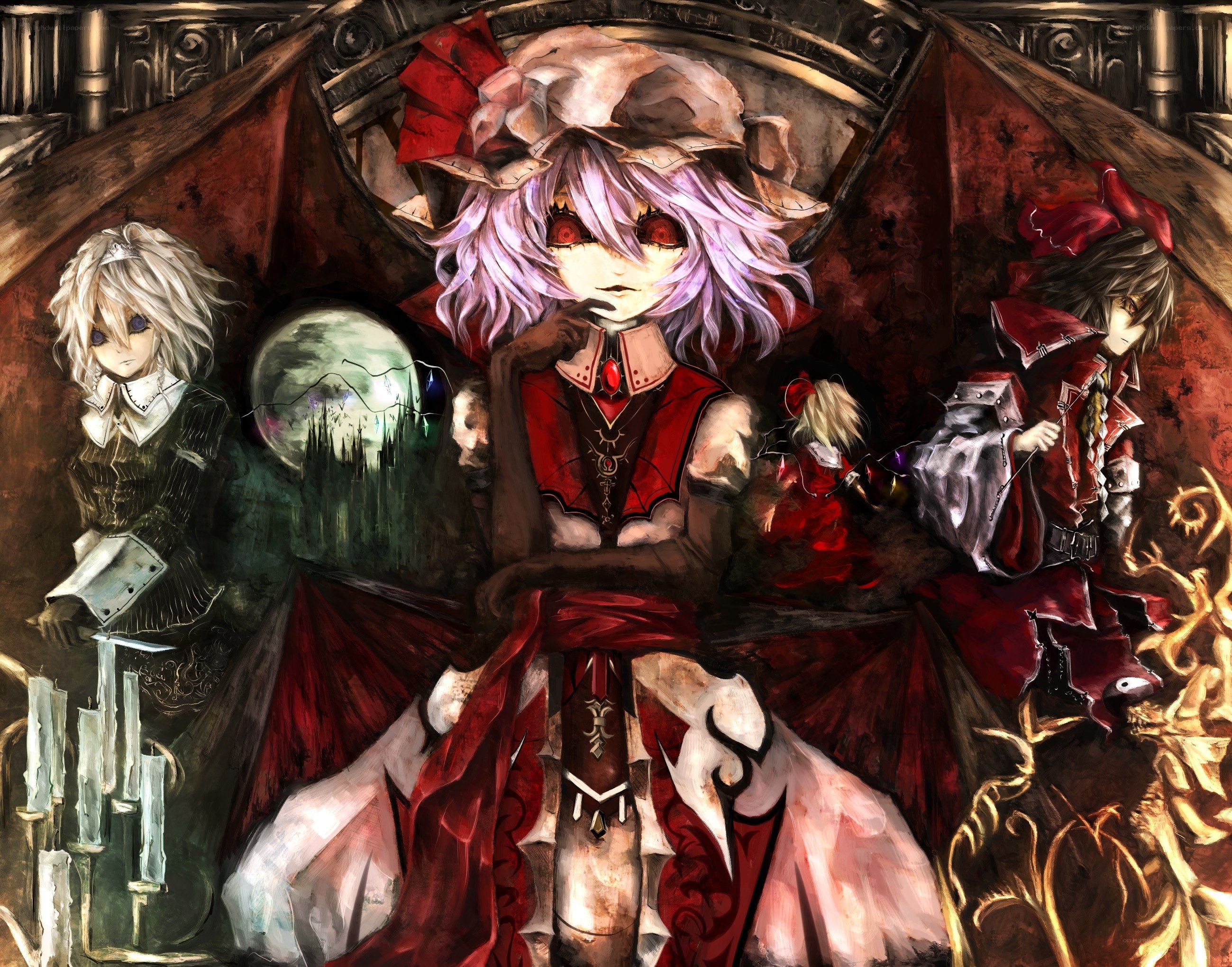 Dark fantasy character illustration
