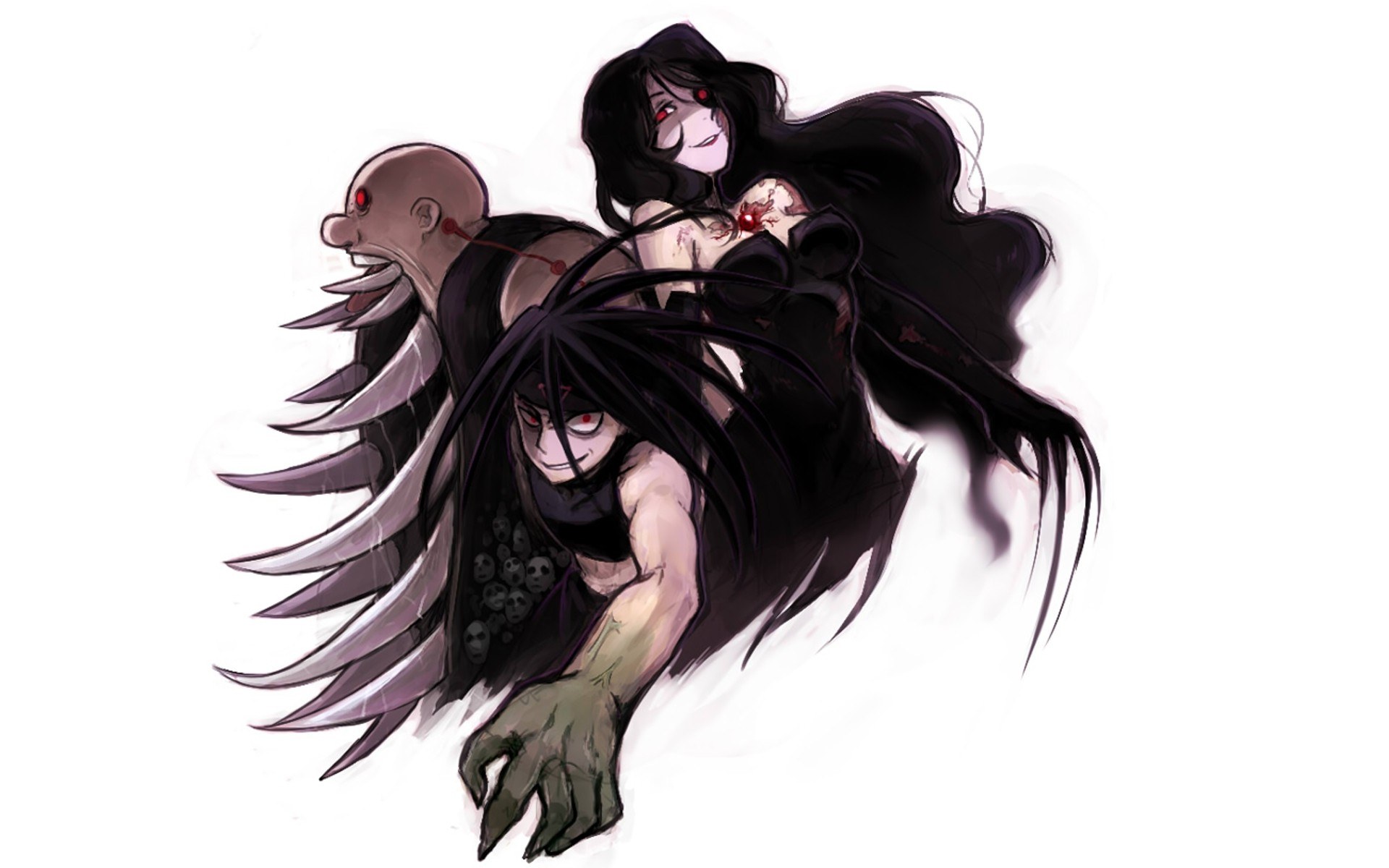 Dark fantasy character illustration