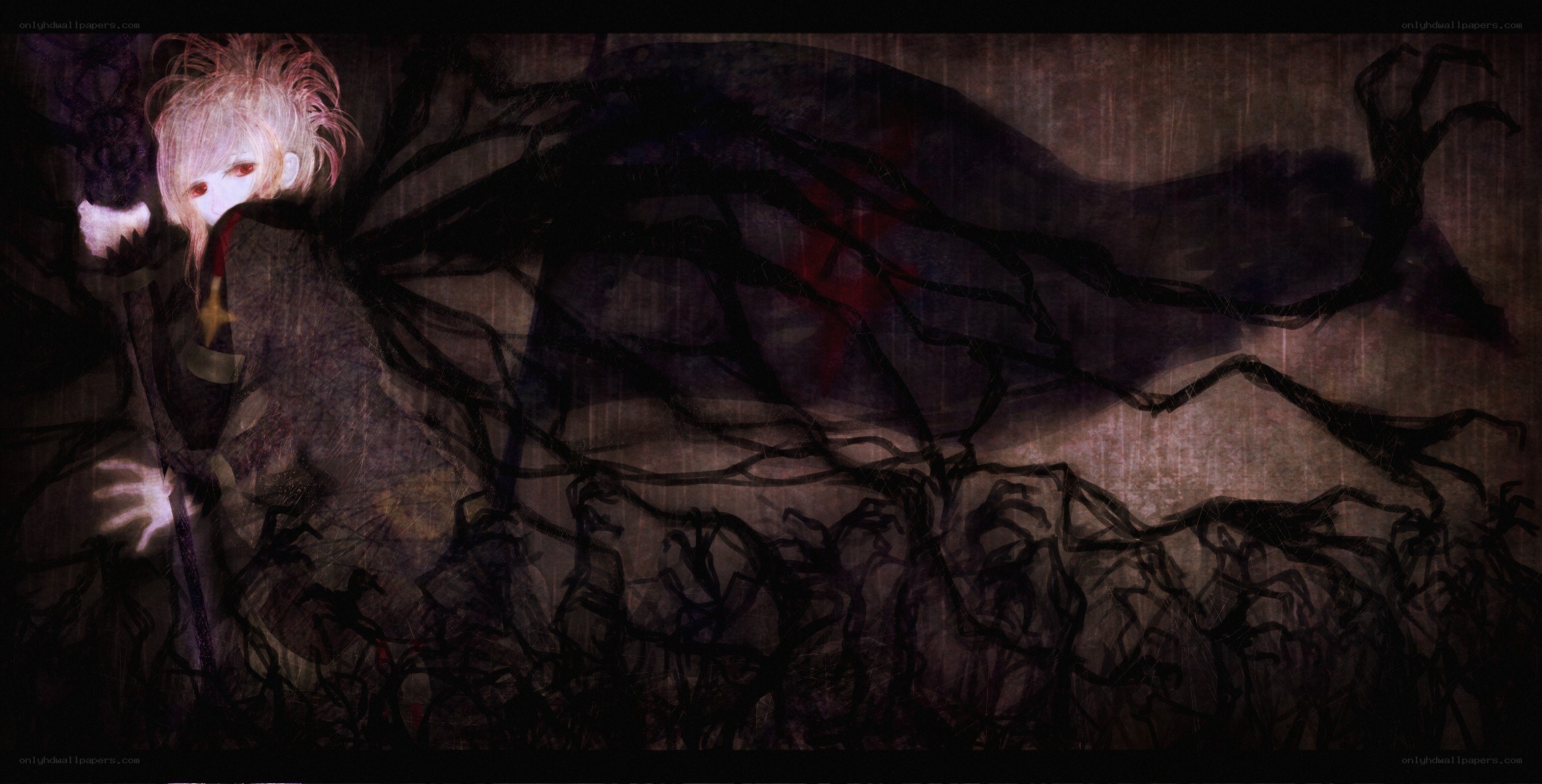 dark fantasy character illustration