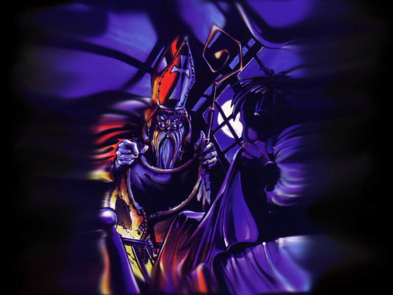 Dark fantasy character illustration