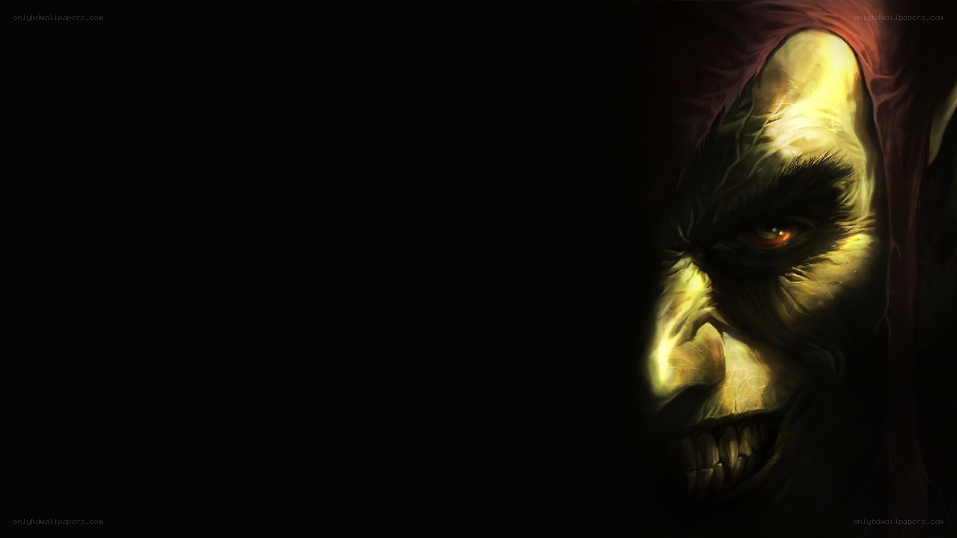 dark fantasy character portrait