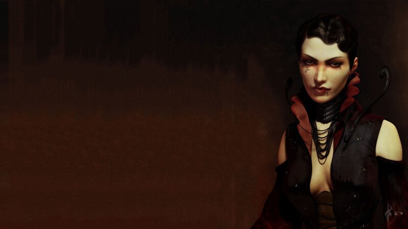 dark fantasy character portrait