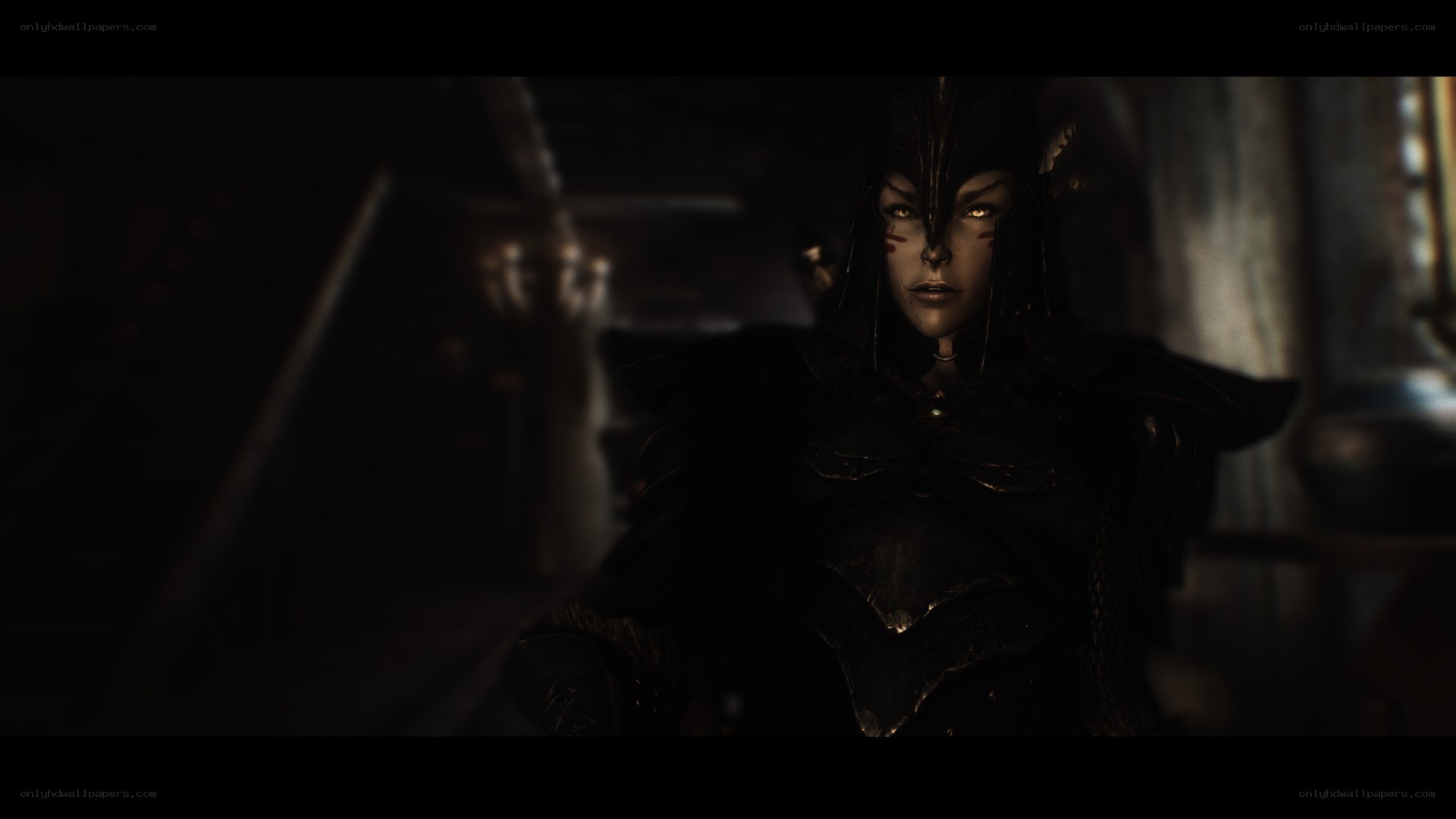 dark fantasy character portrait