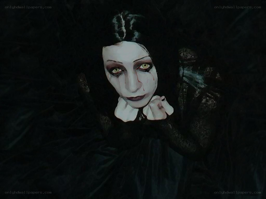 dark fantasy character portrait