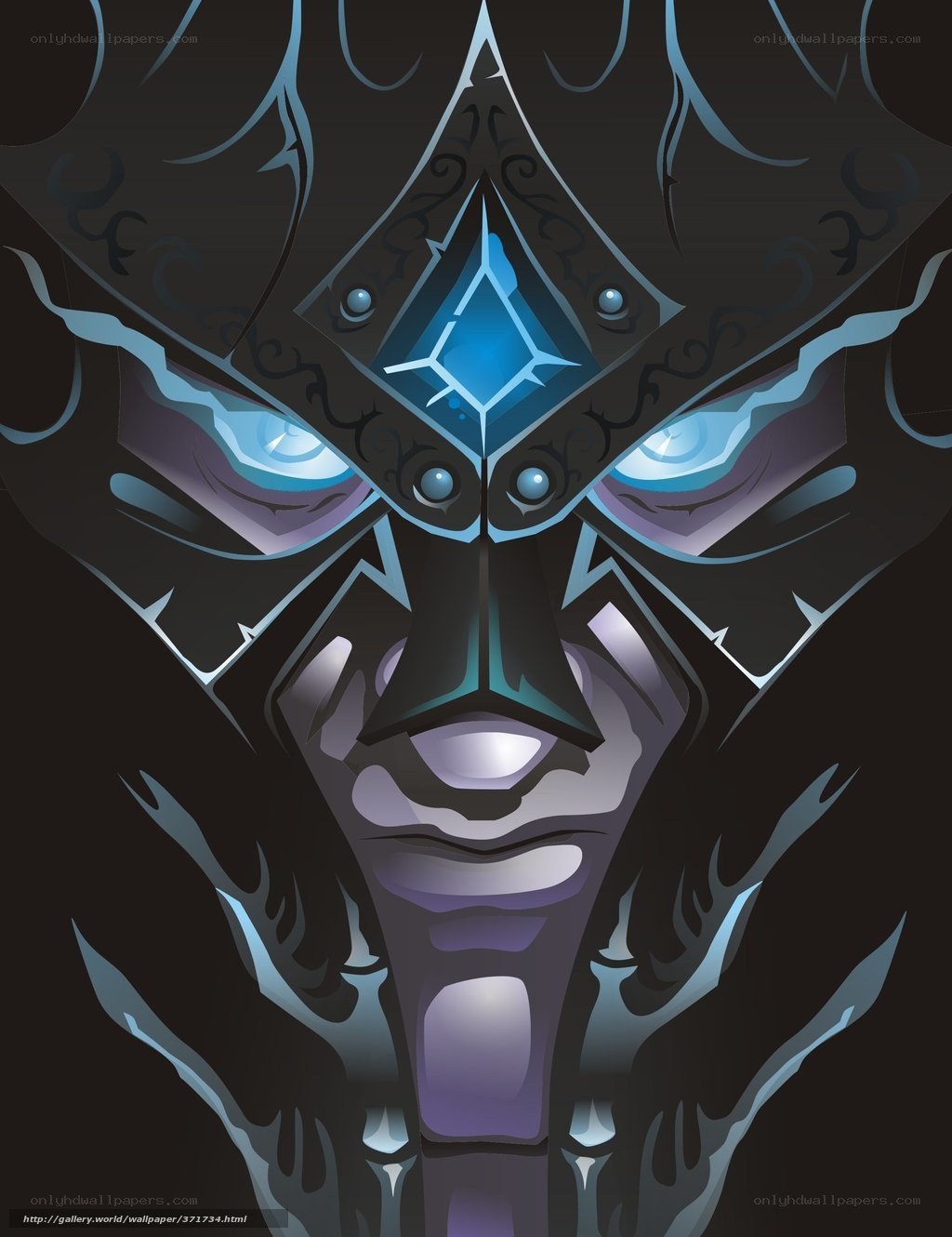 dark fantasy character portrait