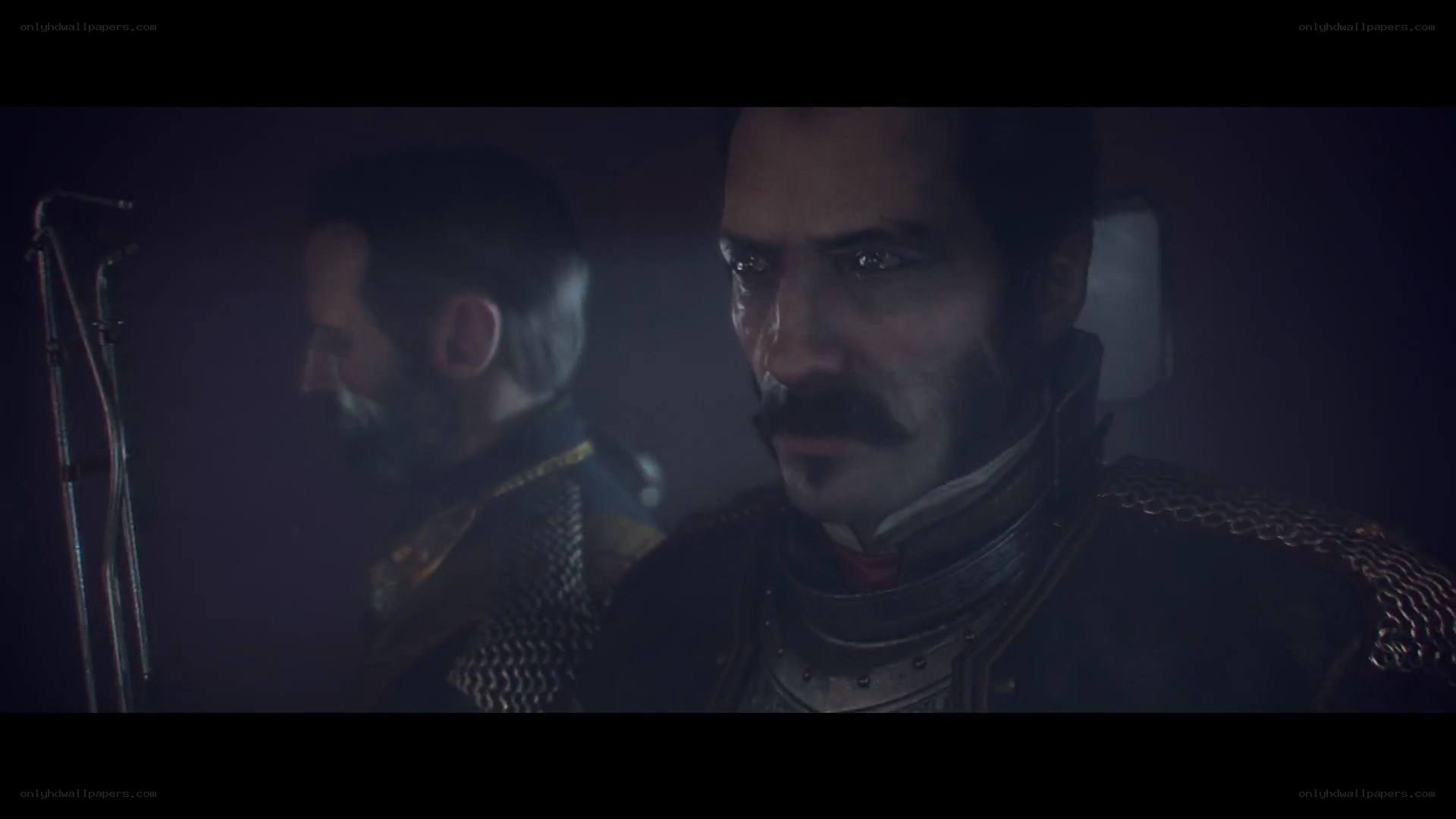 dark fantasy character scene