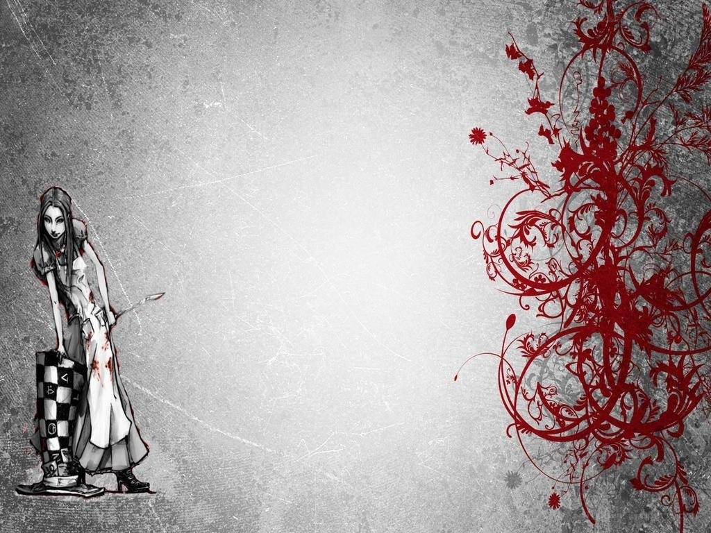 dark fantasy character with red vines