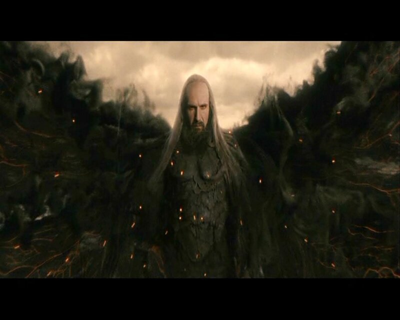 dark fantasy character with wings