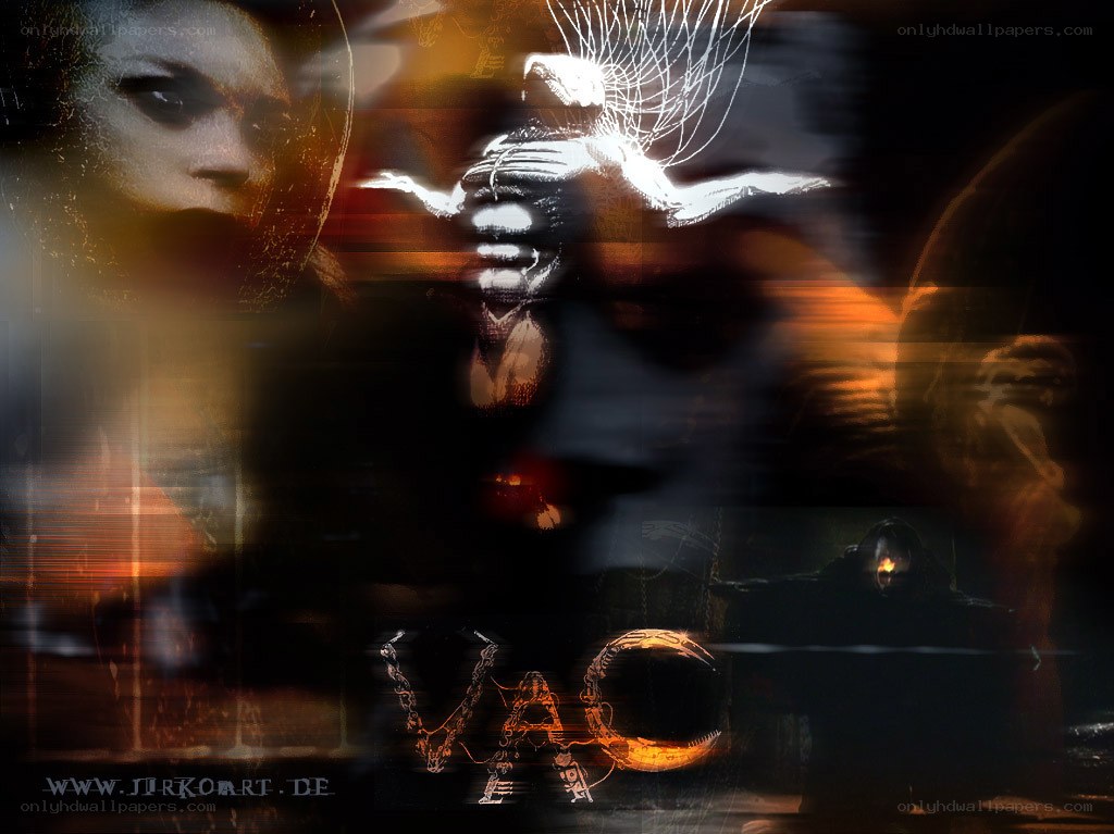 dark fantasy collage art