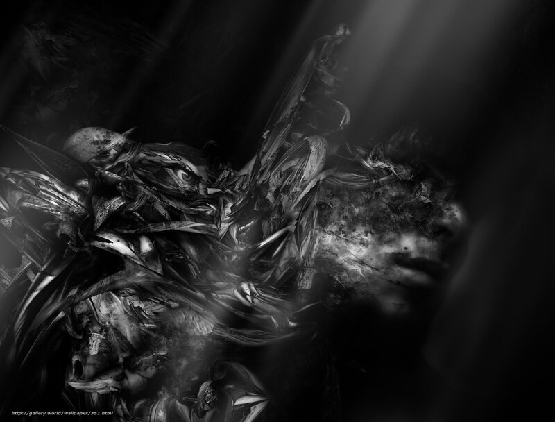 dark fantasy creature art