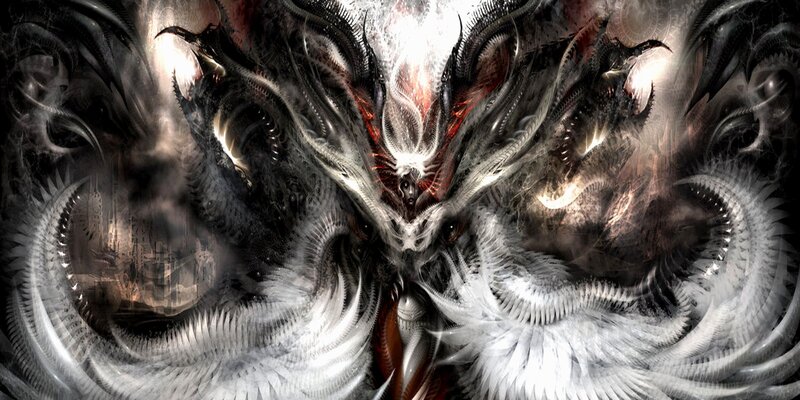 dark fantasy creature artwork