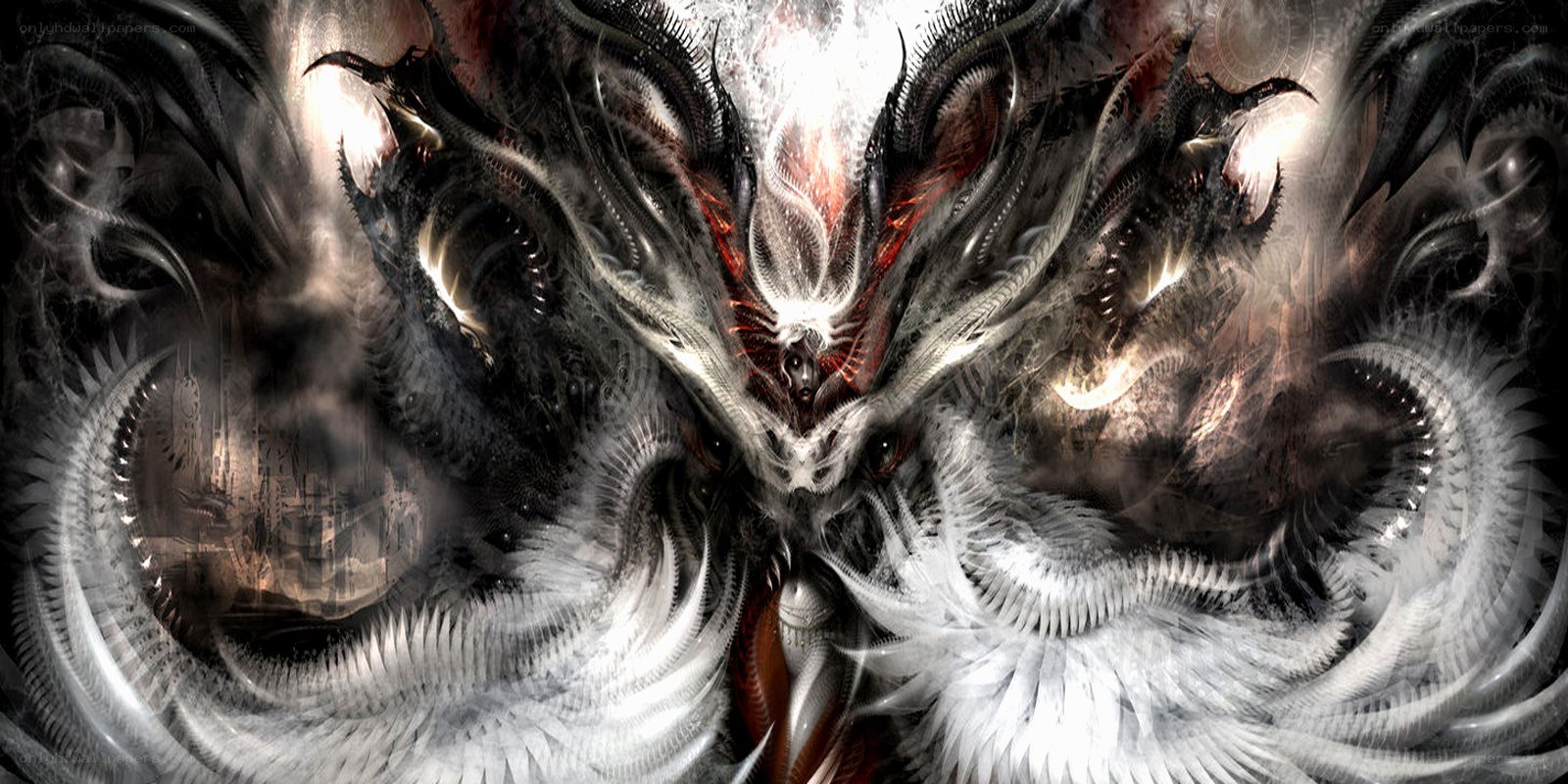 dark fantasy creature artwork