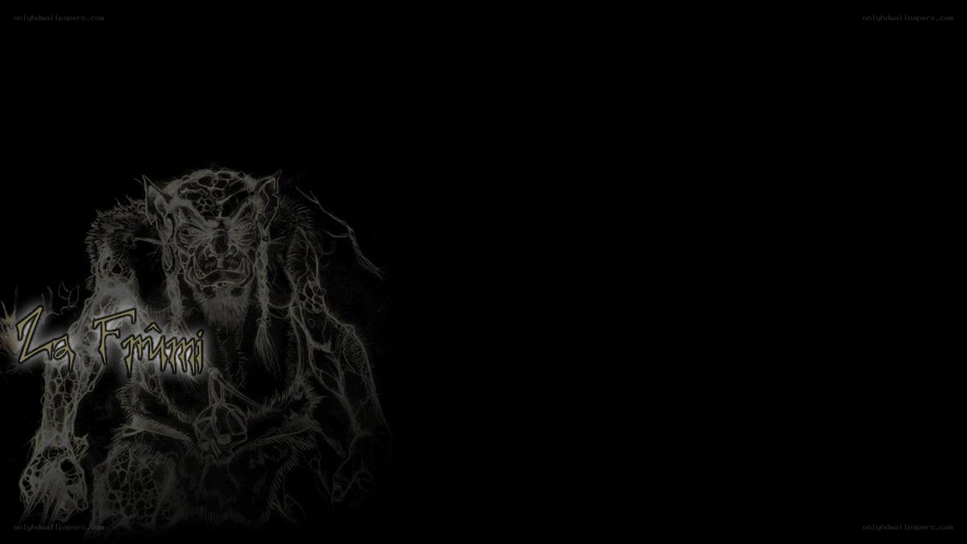 dark fantasy creature illustration