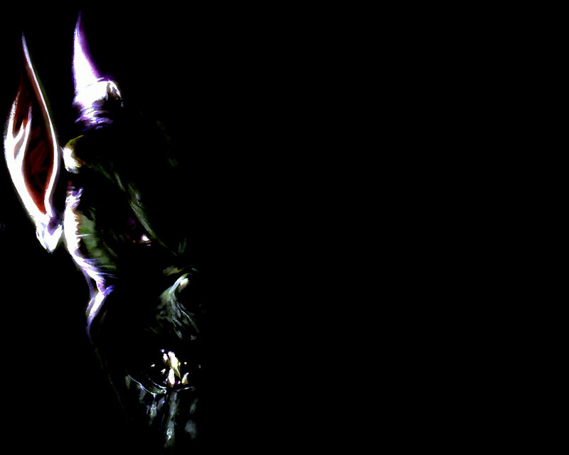 dark fantasy creature portrait