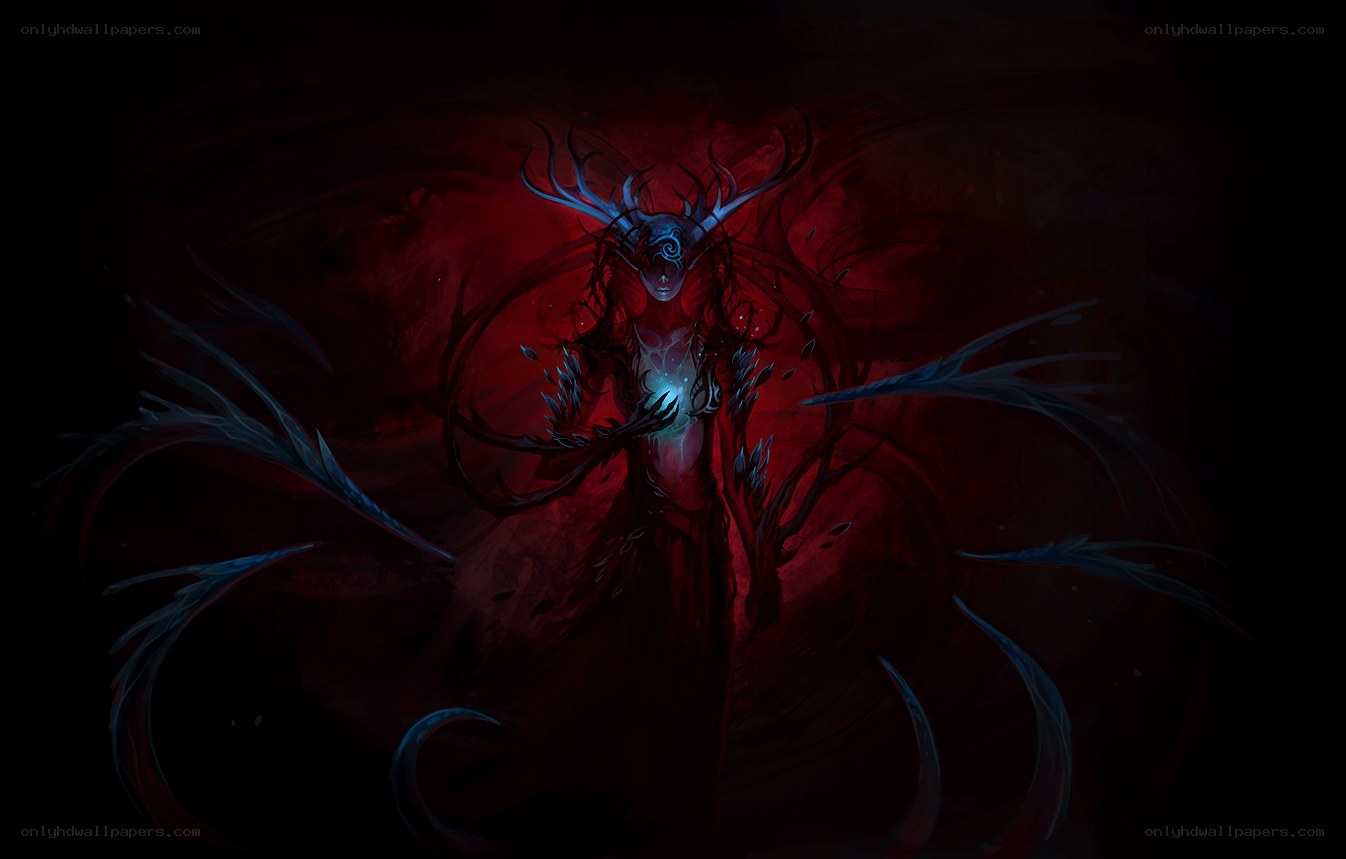 dark fantasy demon queen
