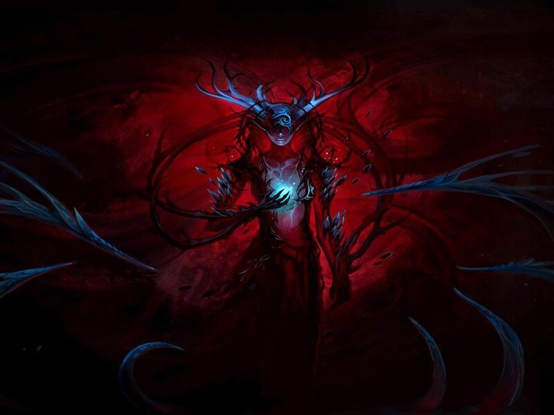 dark fantasy demon queen