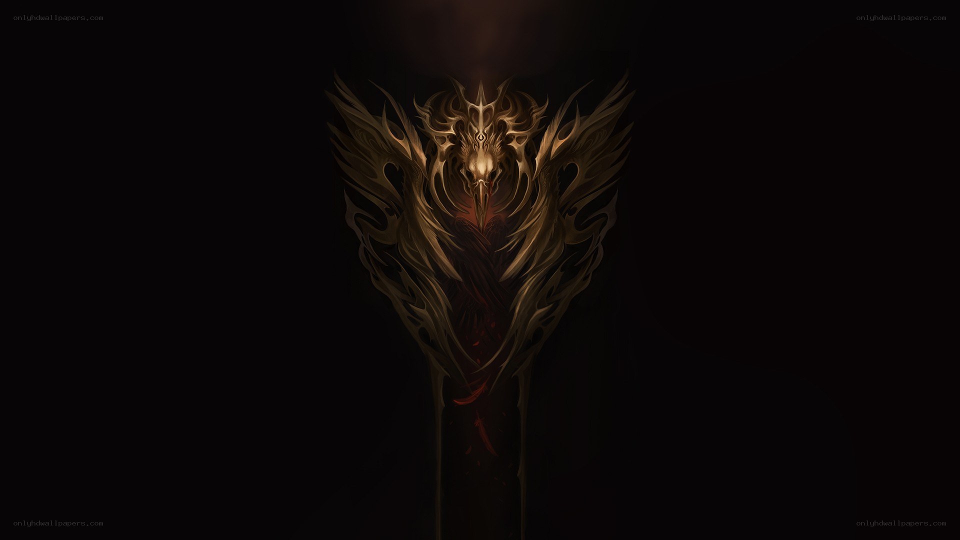 dark fantasy dragon emblem