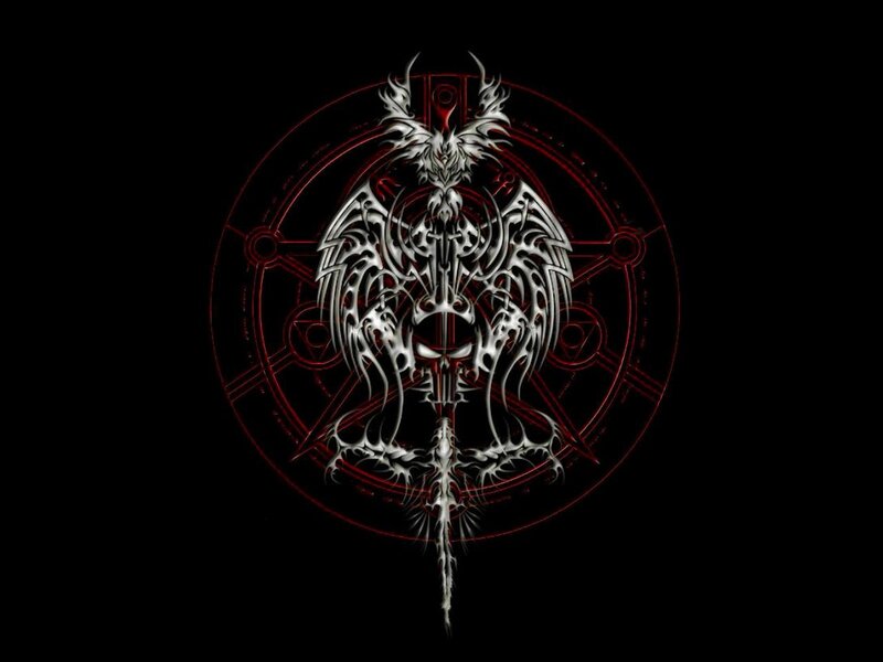dark fantasy dragon emblem