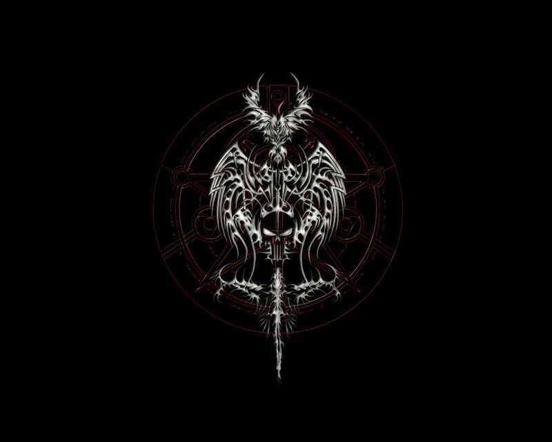 dark fantasy dragon emblem