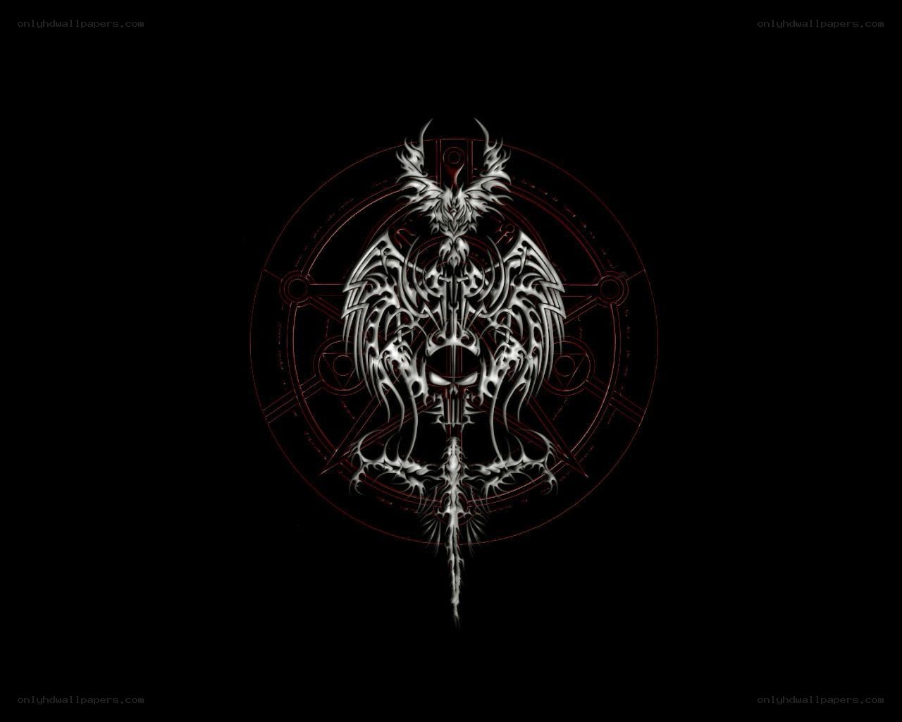 dark fantasy dragon emblem