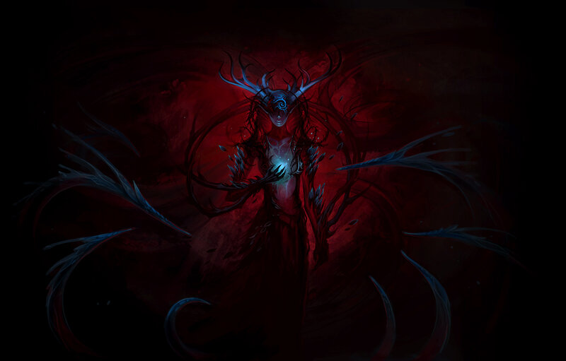 Dark Fantasy Entity — Black