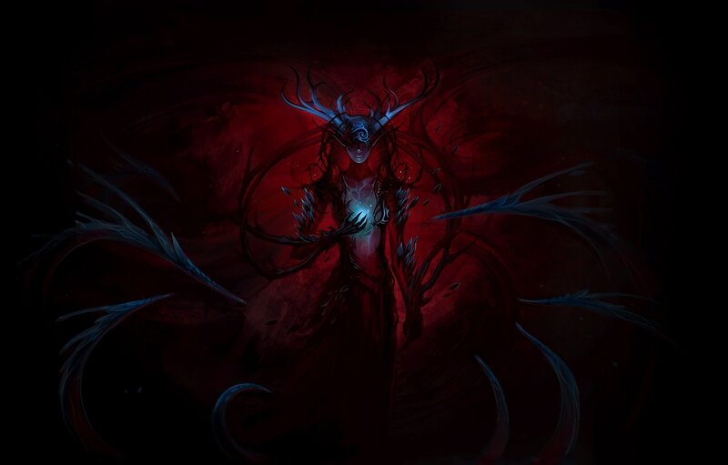 Dark Fantasy Figure — Red