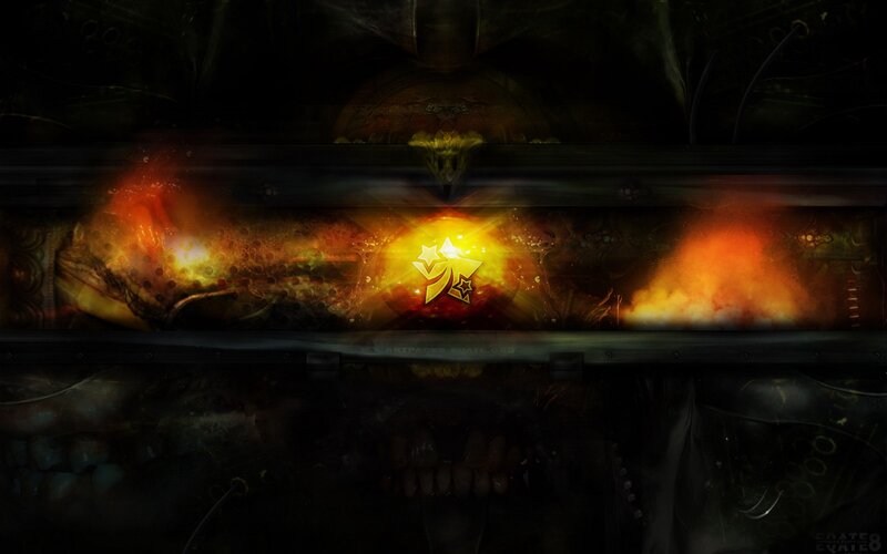 dark fantasy game logo
