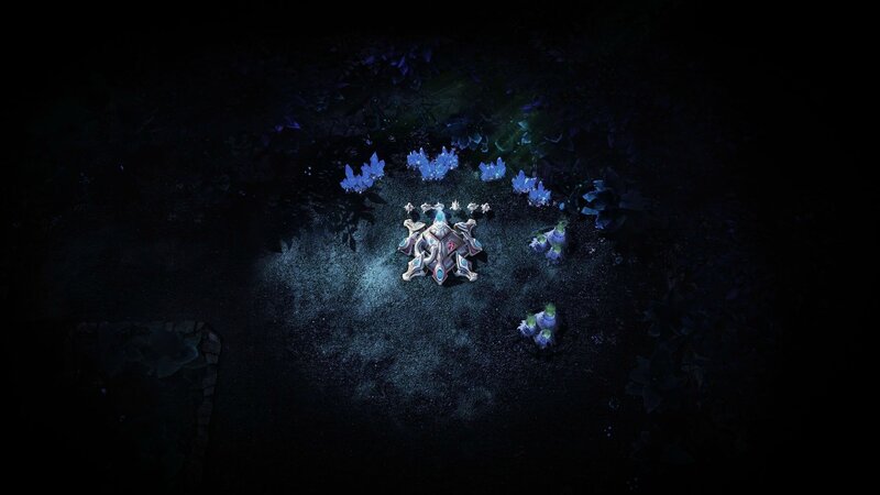 dark fantasy game scene