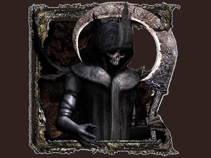 Dark fantasy grim reaper