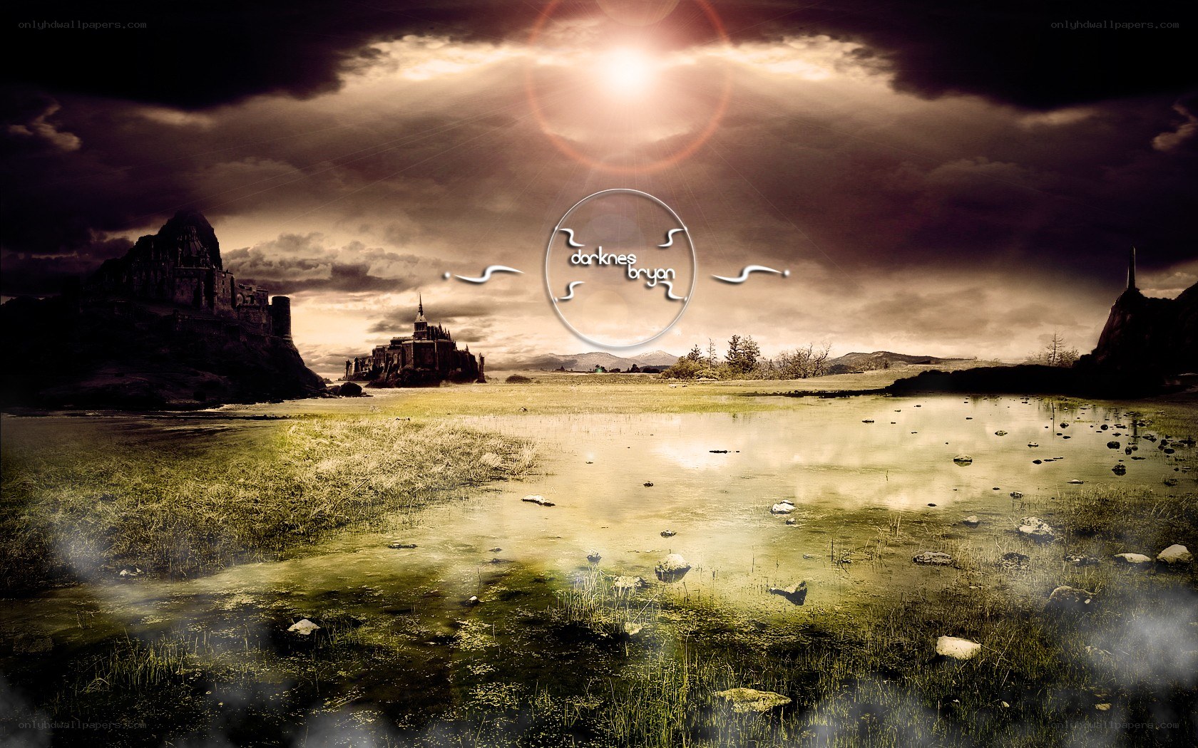 dark fantasy landscape