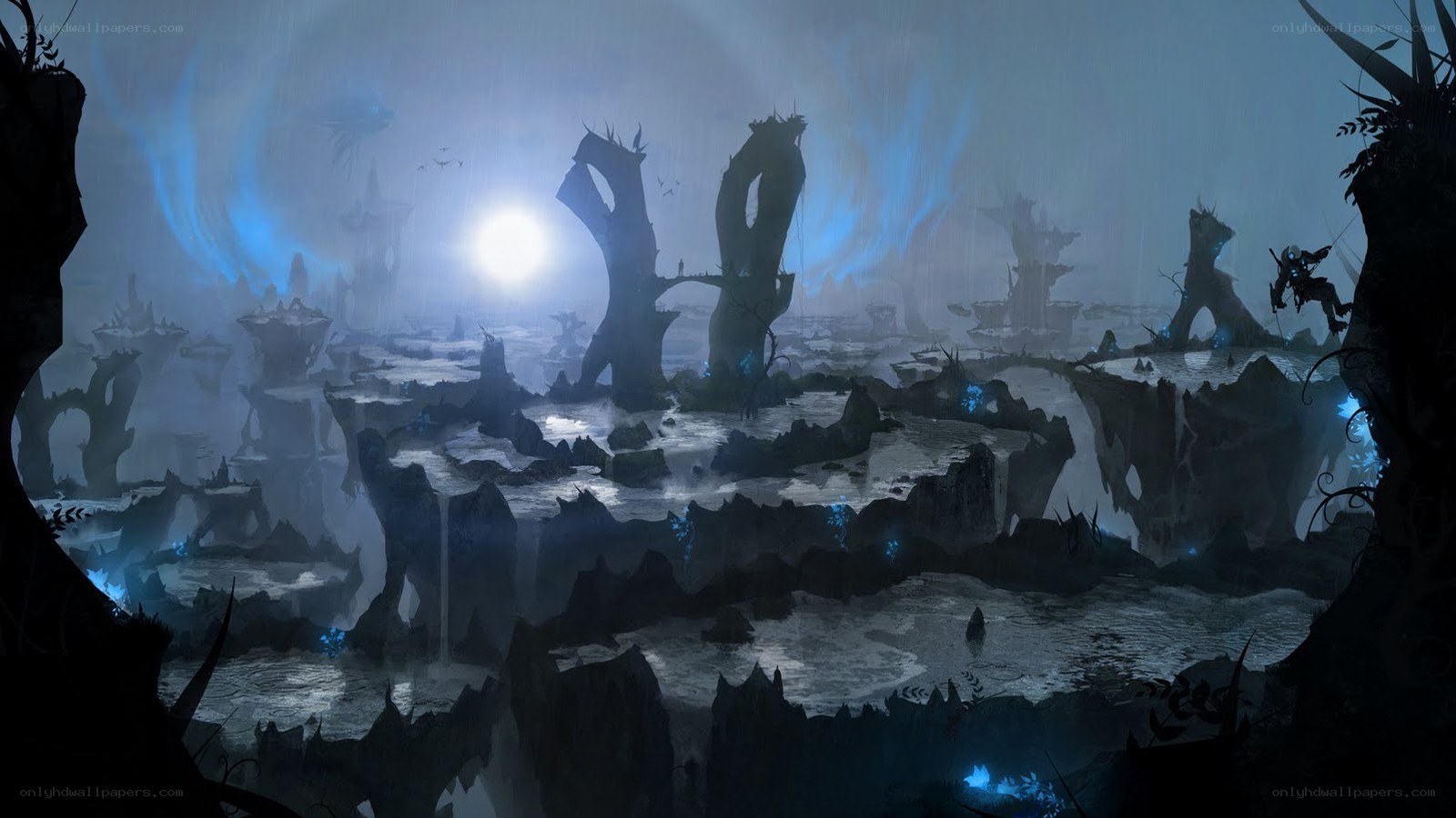 dark fantasy landscape