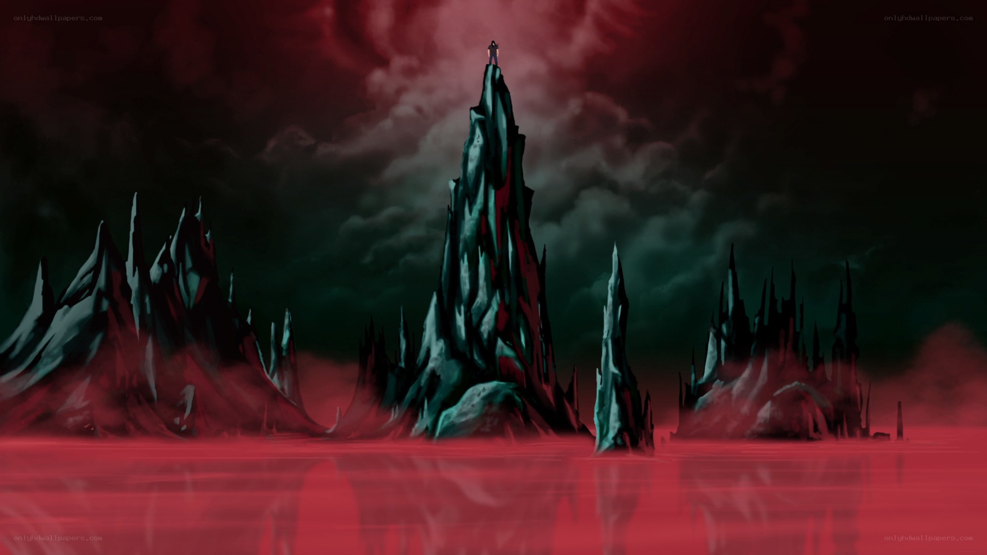 dark fantasy landscape