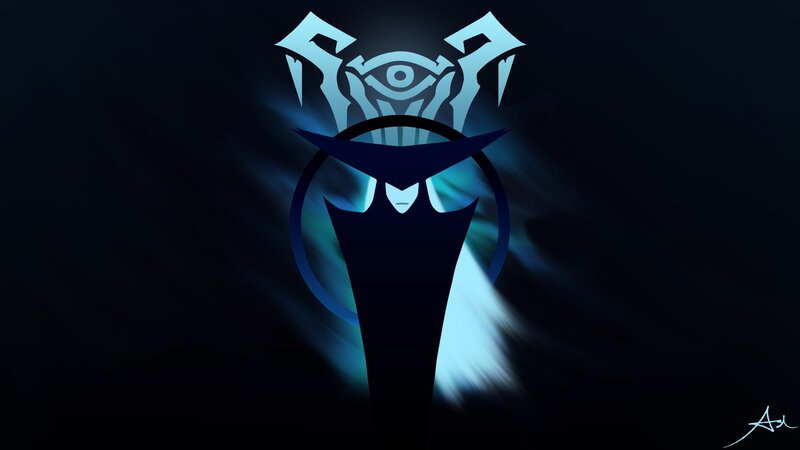 dark fantasy logo art